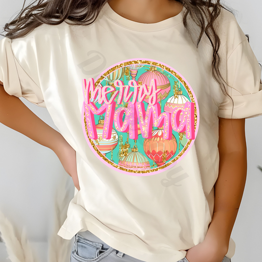 Merry Mama - pink circle