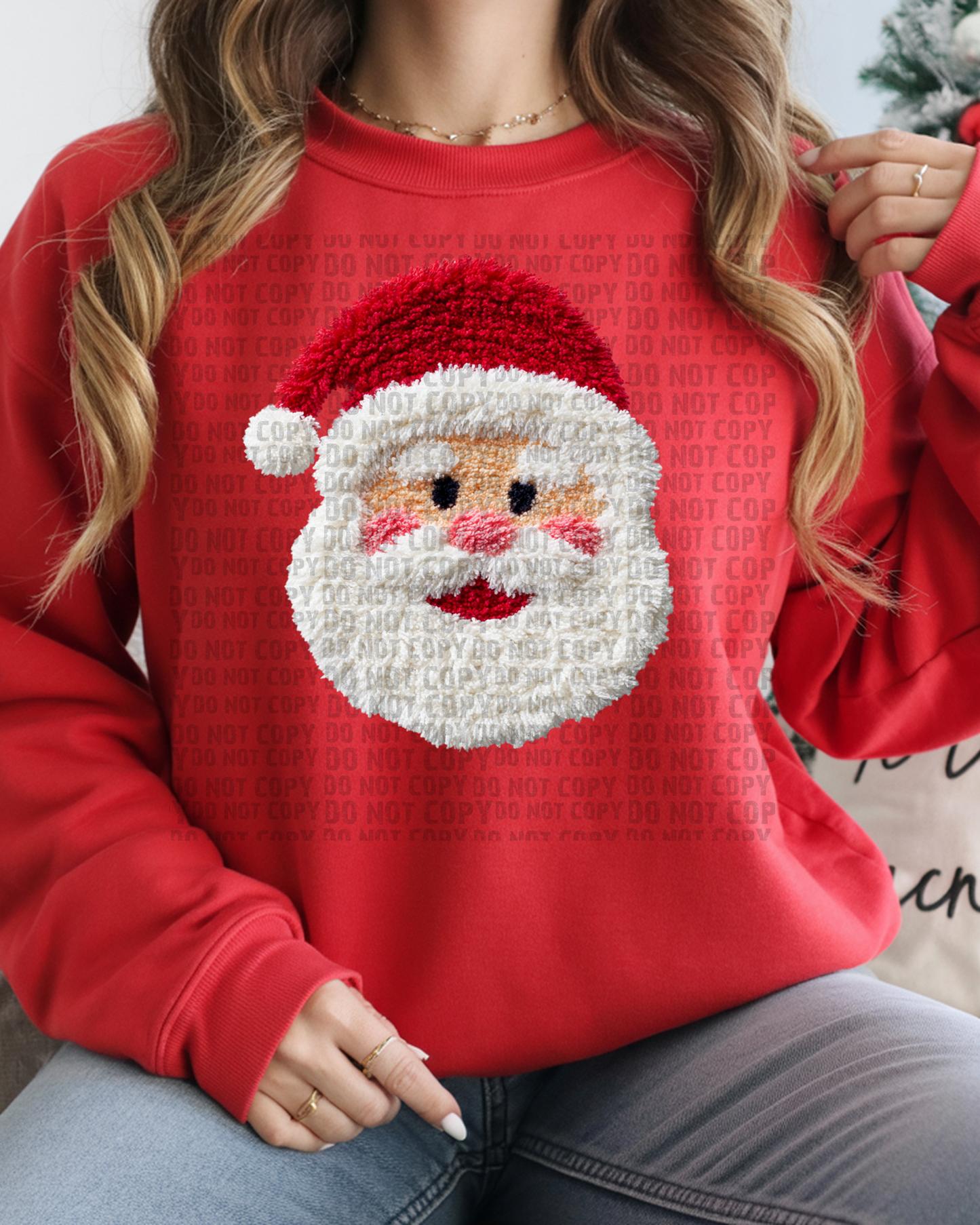 Yarn Crochet Santa Head