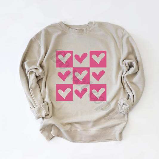 Tic-Tac toe hearts