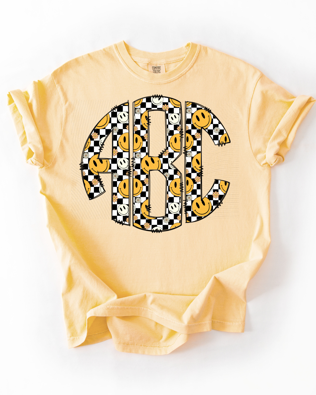 Smiley Face Monogram