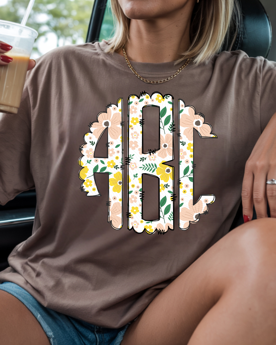 Spring Floral Monogram