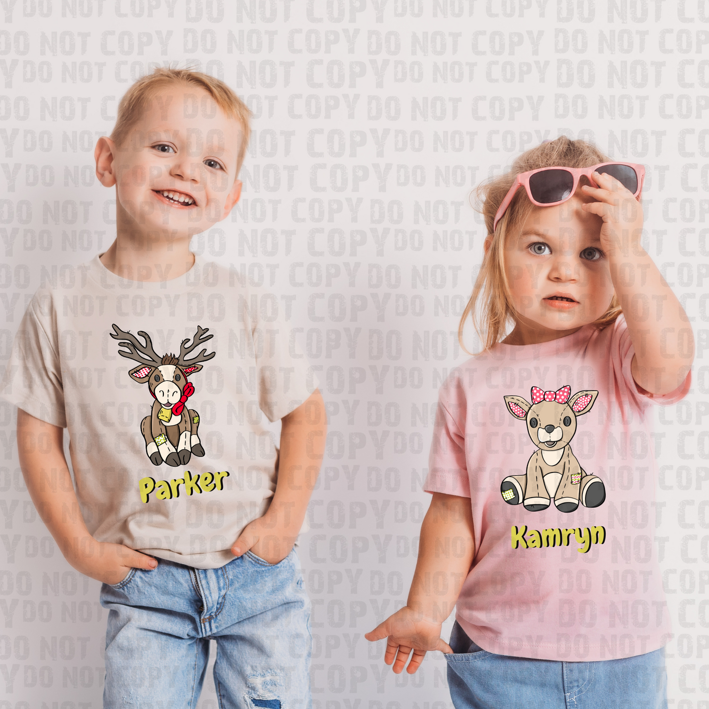 Personalized Reindeer Plushie