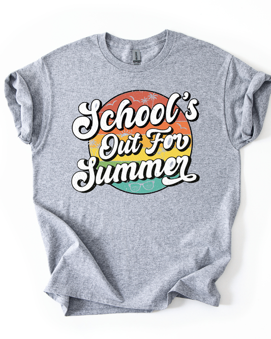 School's Out For  Summer -Circle