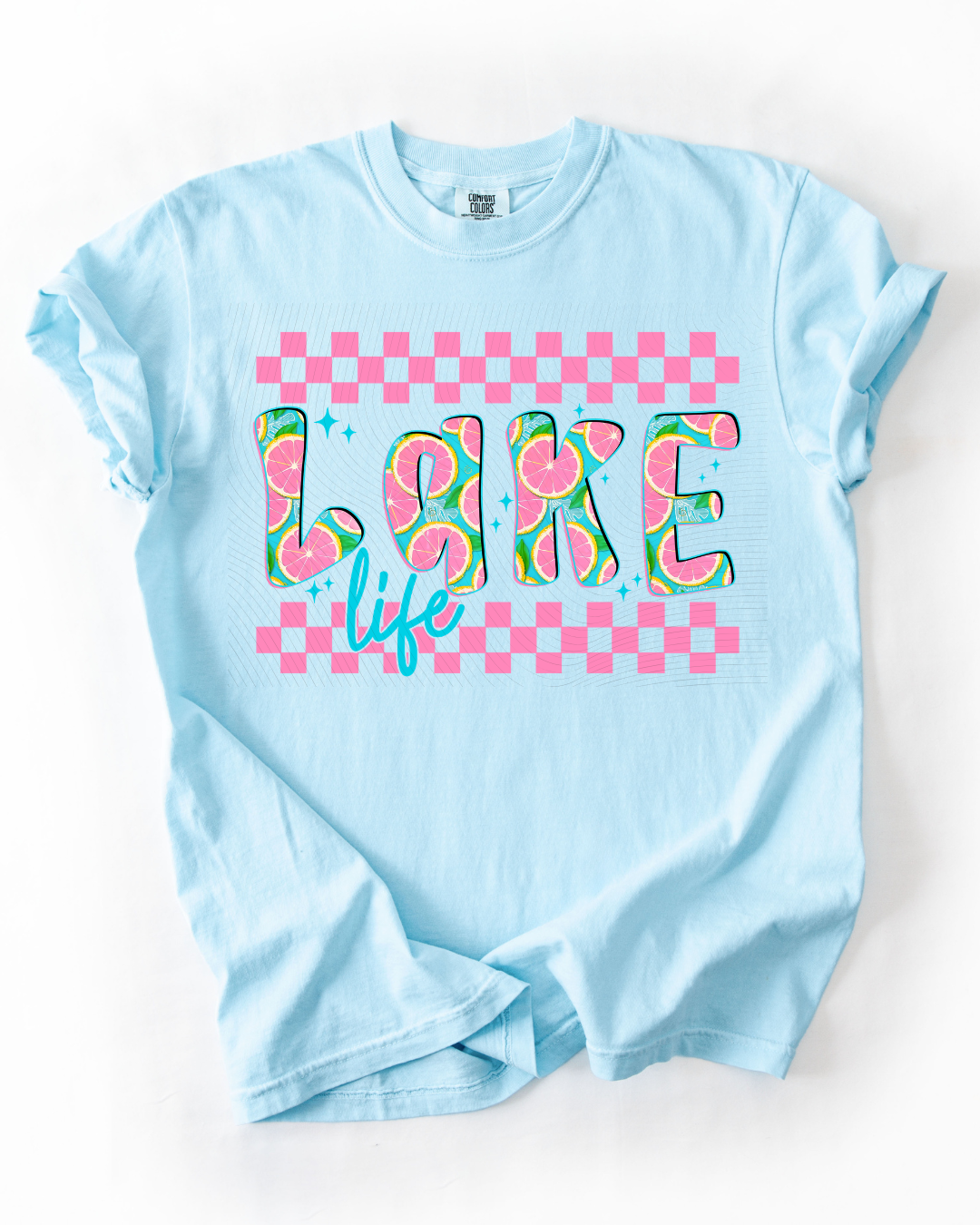 Lake Like -Pink Checkered