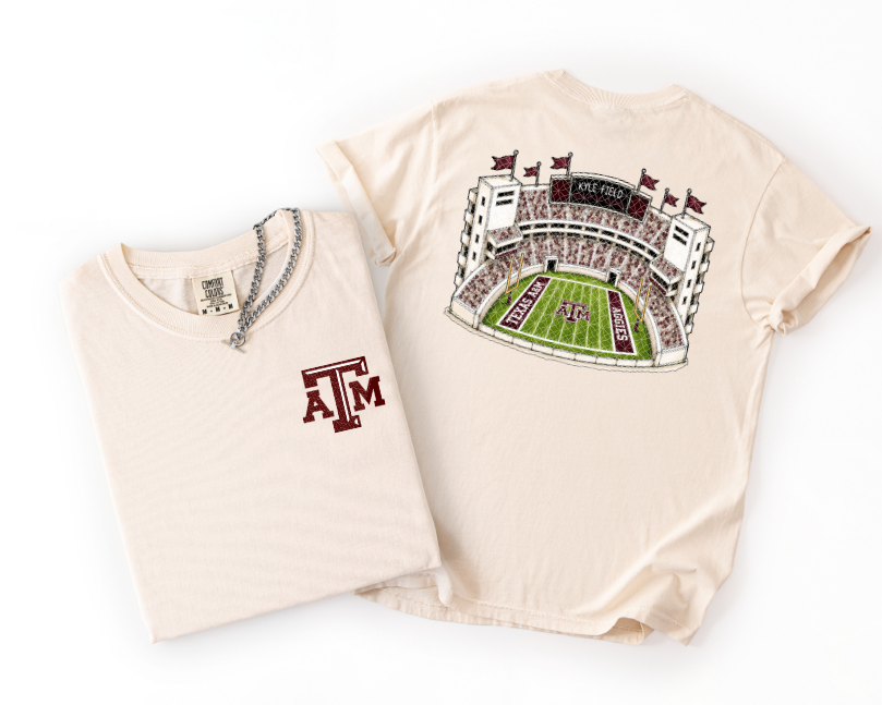 TXAM Watercolor Stadium