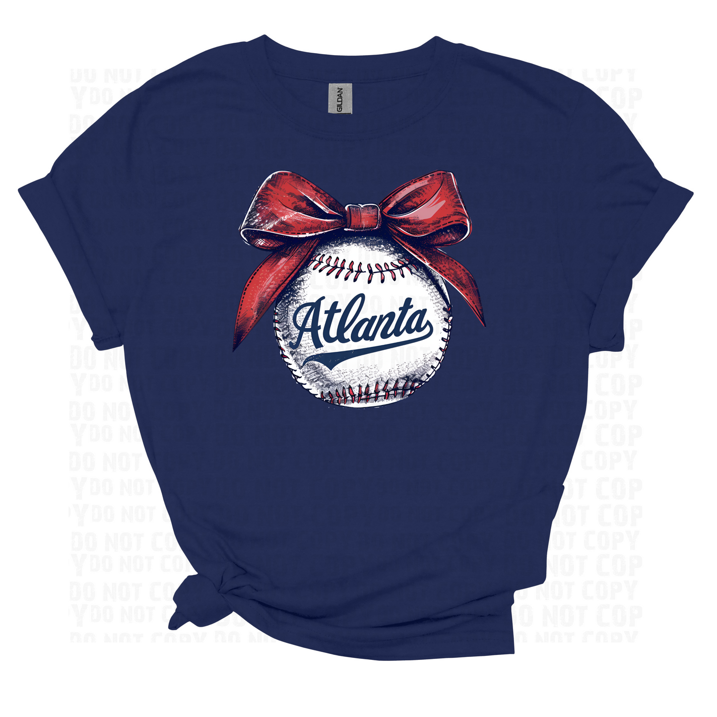 ATL Ball With Bow- Red