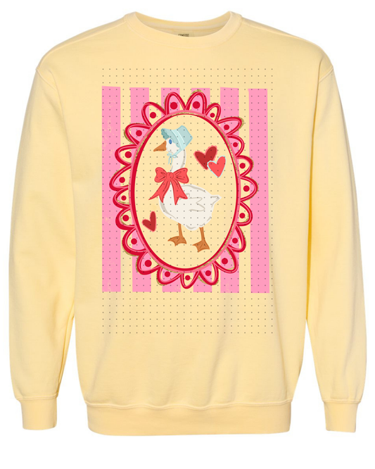 Valentines Preppy Goose