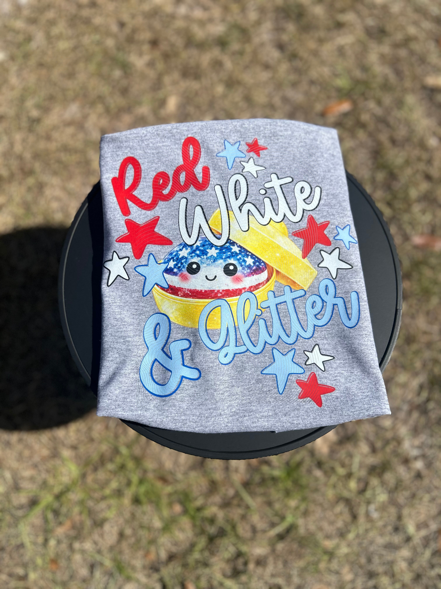 Red, White & Glitter Dumpling