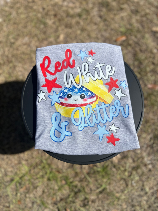 Red, White & Glitter Dumpling