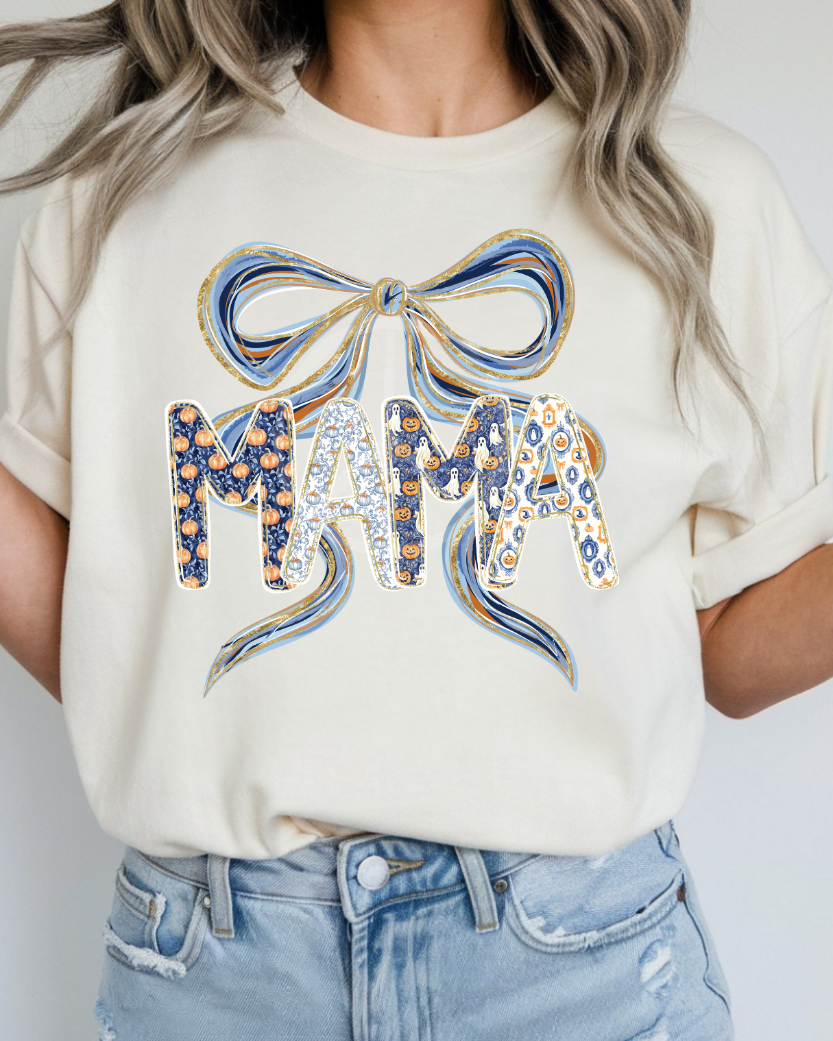 Navy Fall Mama