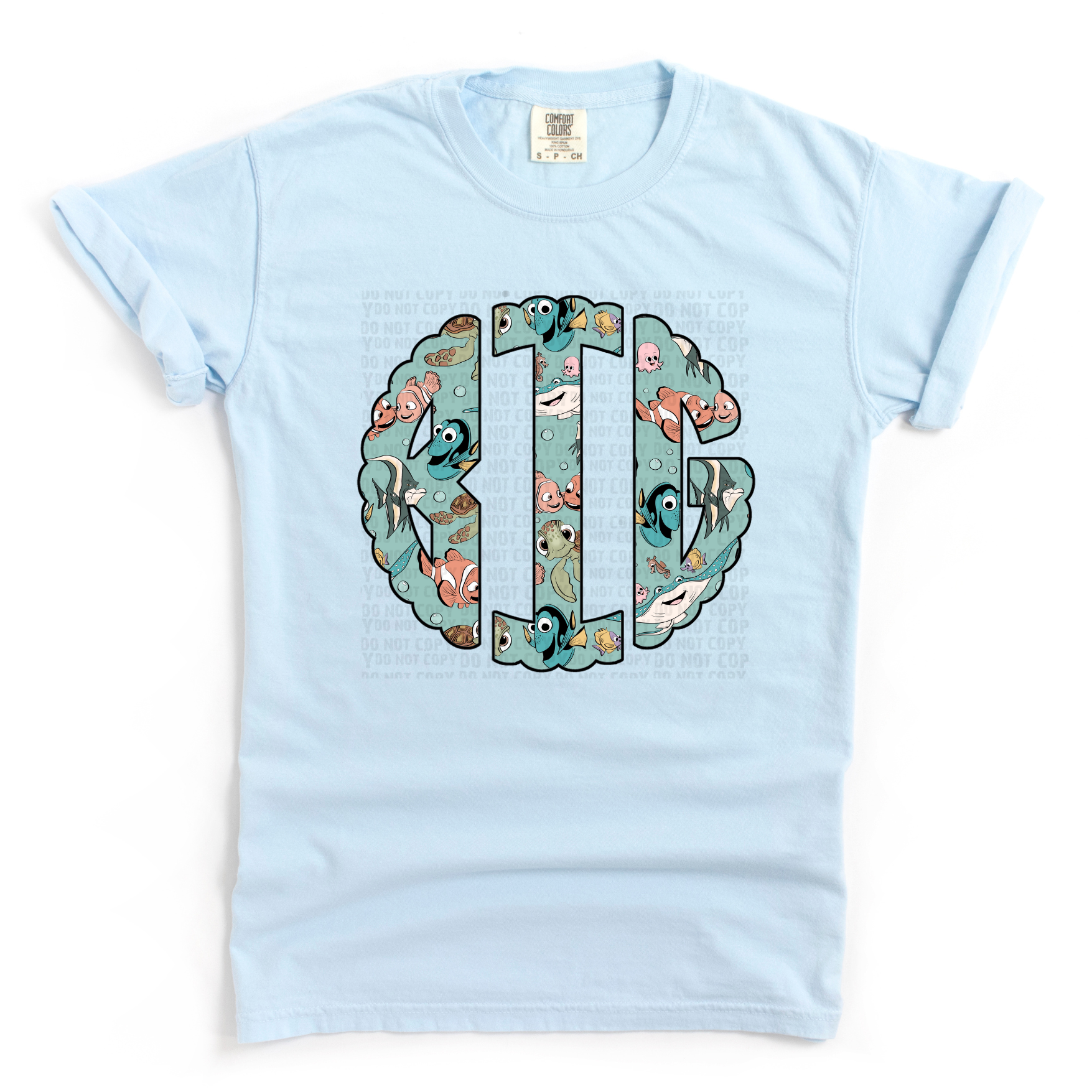 Custom Sea Friends Monogram – We Are DTF Transfers