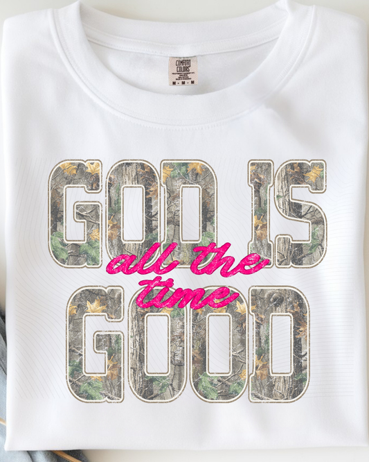 God Is Good All The Time-Camo