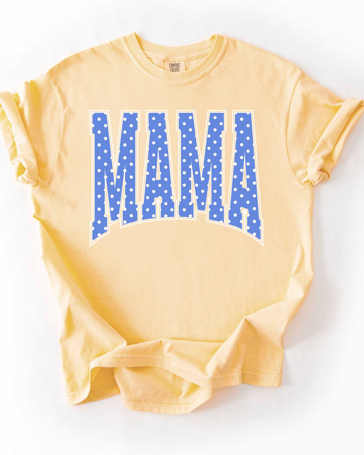 Mama Polka Dot Blue