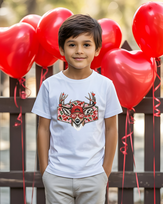 Valentine's Deer Head