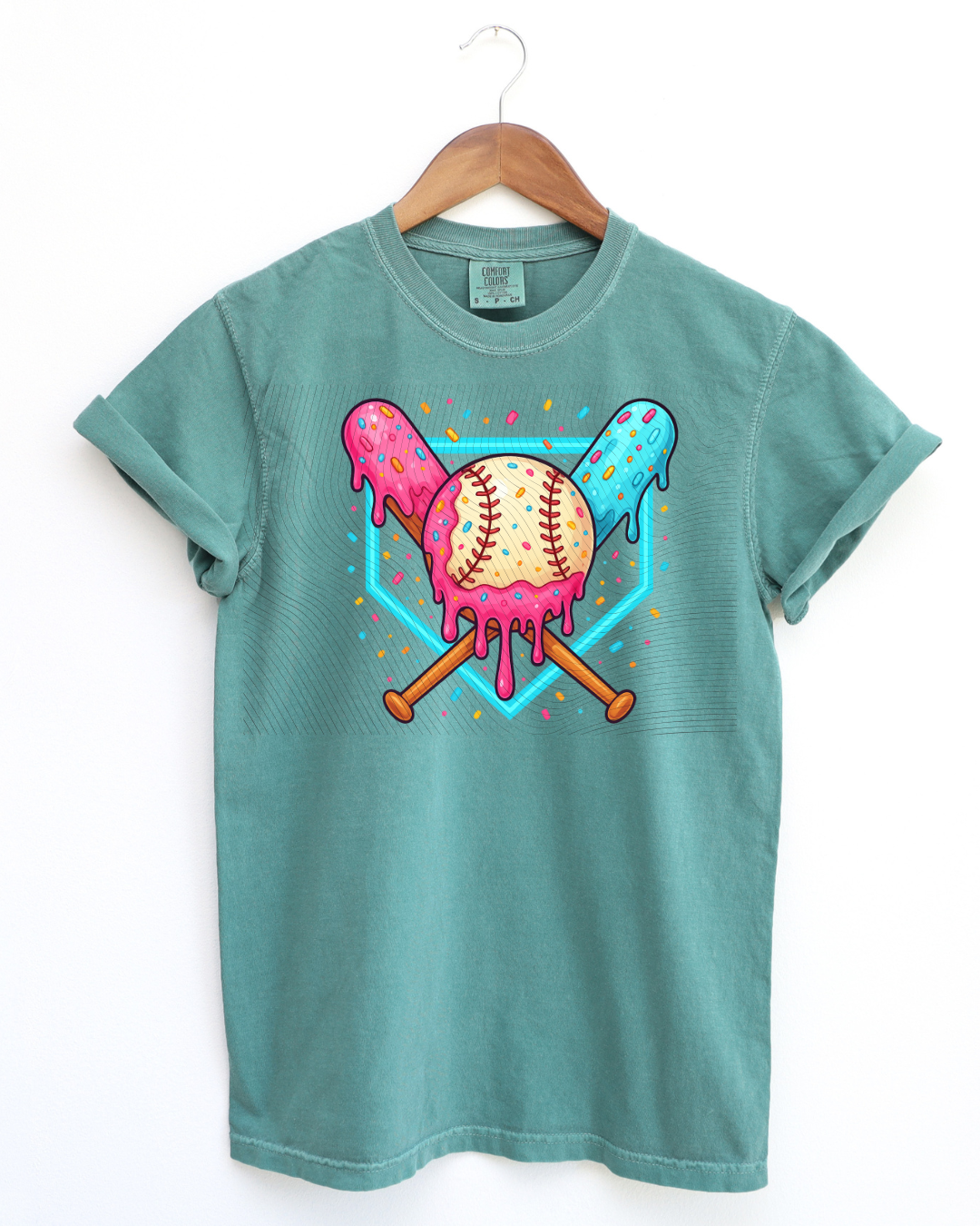 Baseball Dripping Ice Cream