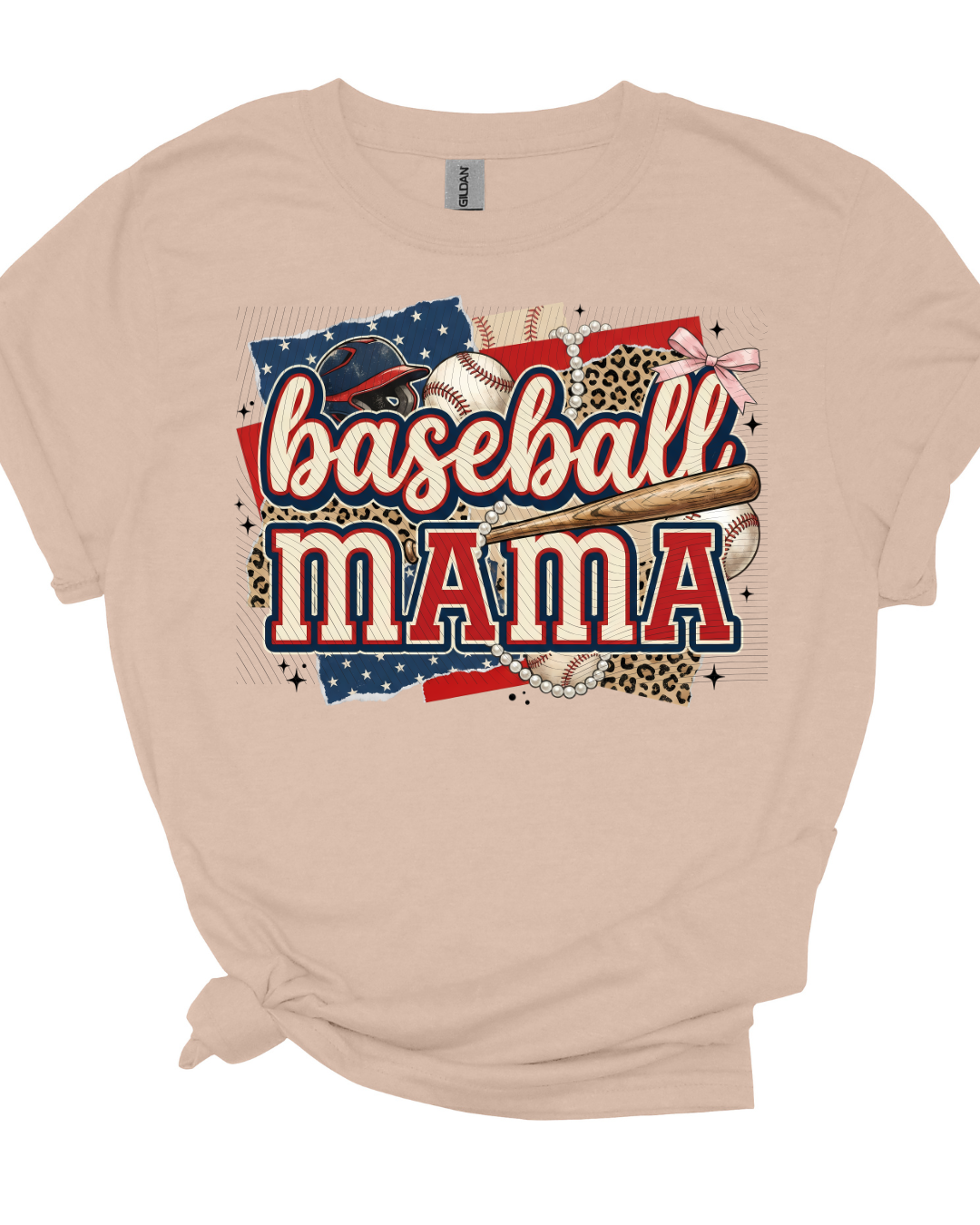 Baseball Mama Leopard