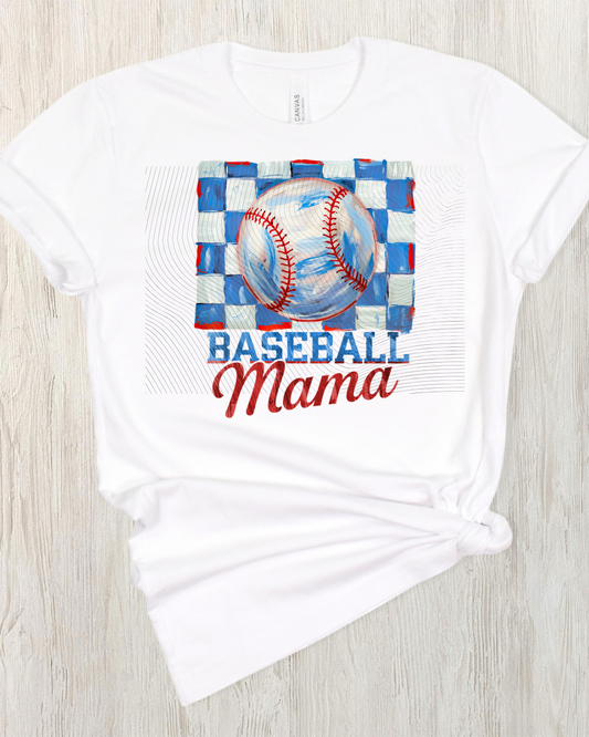 Baseball Mama -Red, Blue