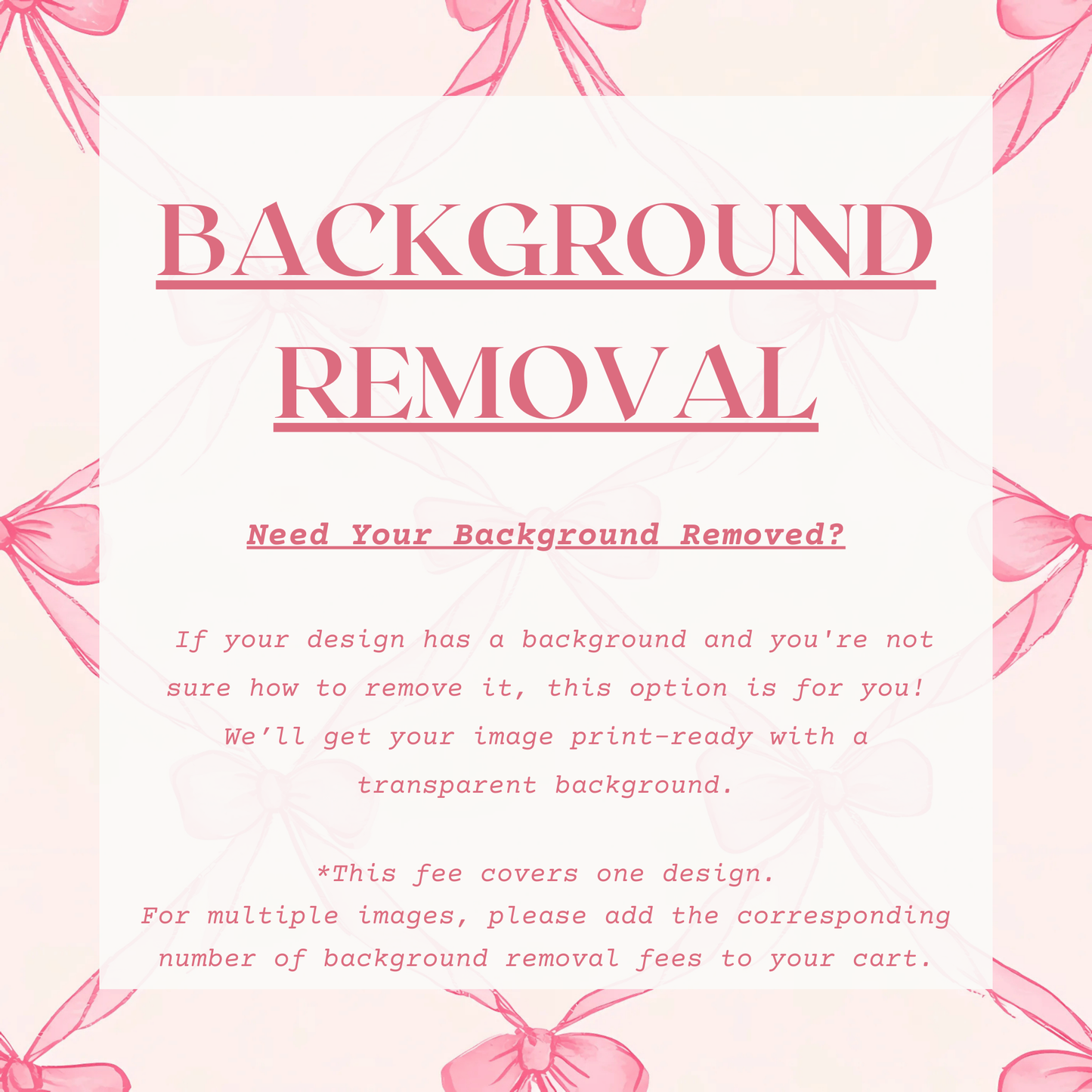 Background Removal Service