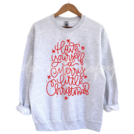 have yourself a merry little christmas- red