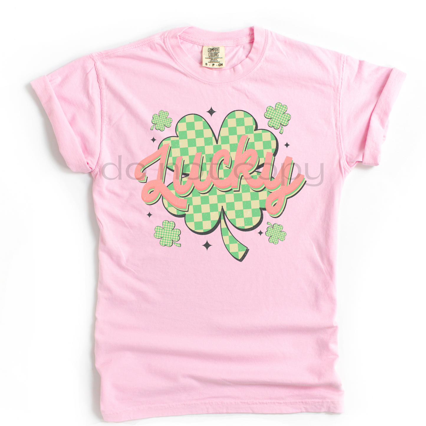 Lucky Checkered Clover