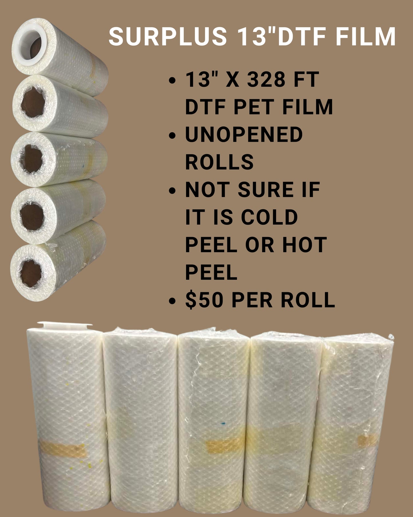 13" DTF Pet Film