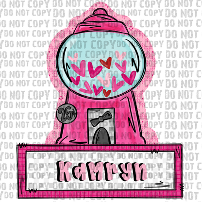 Gumball Machine w/ Custom Name
