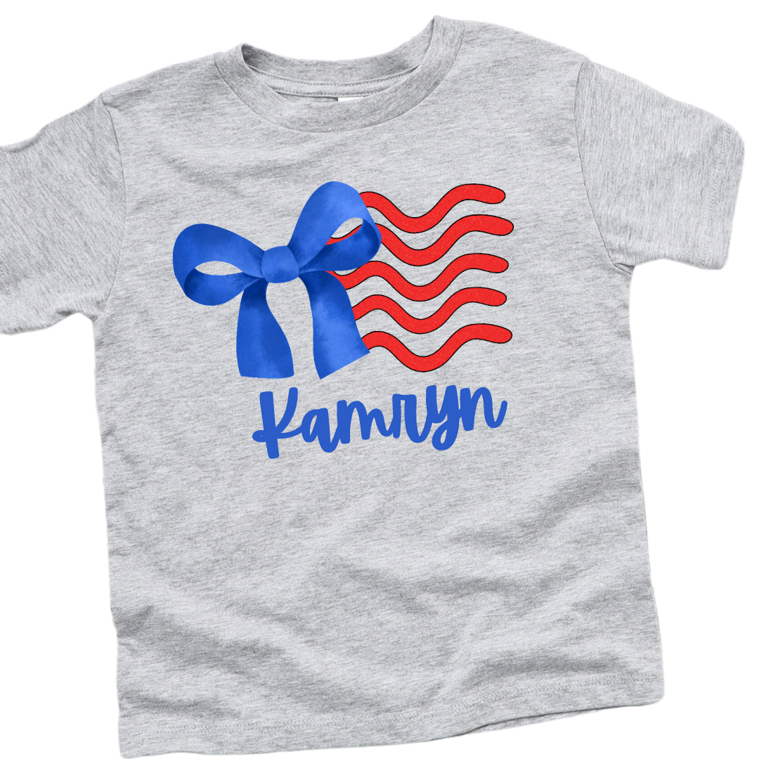 Customizable Kids 4th Of July shirt