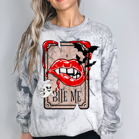 Bite Me Broken Card