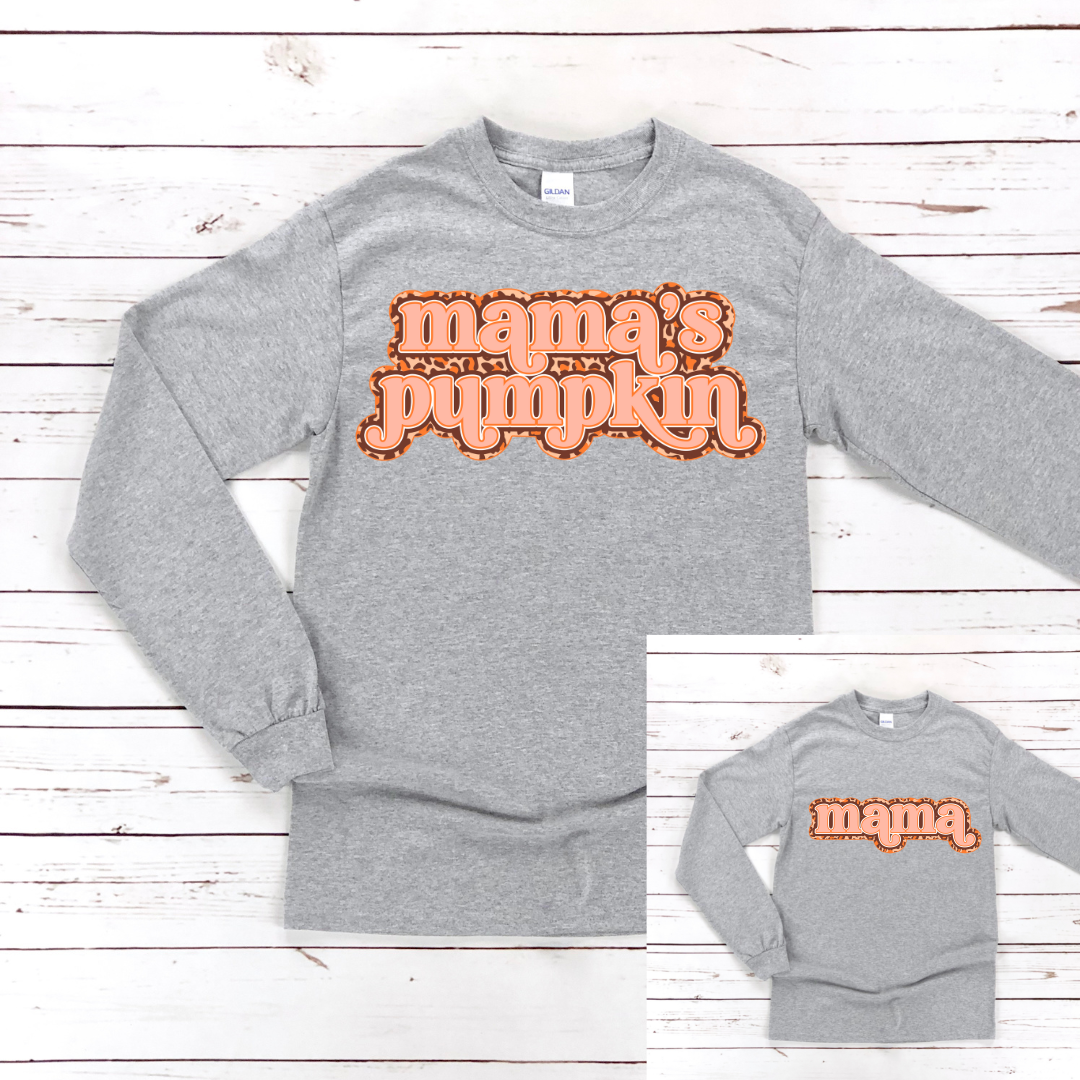 Mama & Me leopard style mamas pumpkin