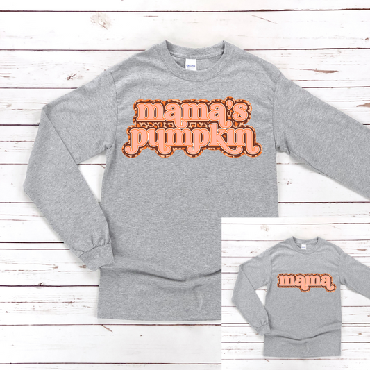 Mama & Me leopard style mamas pumpkin