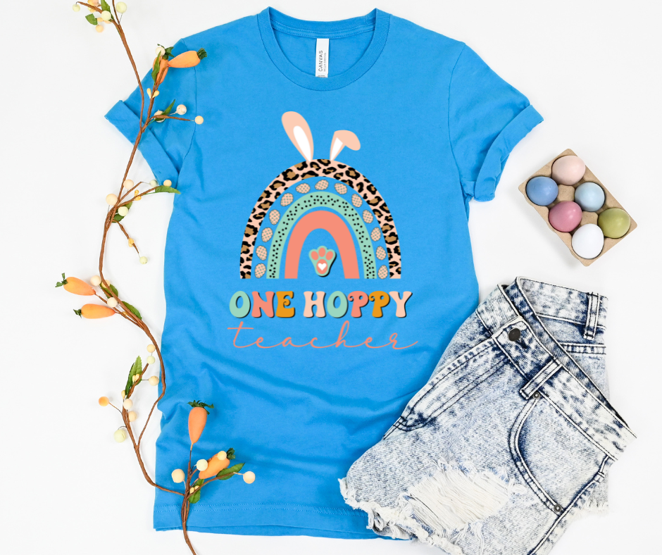 One Hoppy Teacher Rainbow
