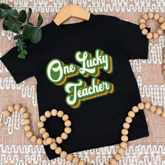 One Lucky Teacher Stacked Font