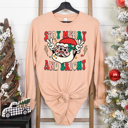 Stay Merry & Bright Rockin Santa