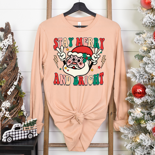 Stay Merry & Bright Rockin Santa