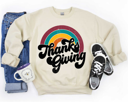 Thanksgiving Retro Rainbow